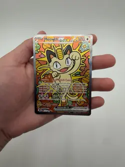 Pokemon Meowth ex 121/088 ENGLISH SIR Perfect Order LP/NM - Image 1
