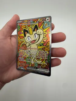 Pokemon Meowth ex 121/088 ENGLISH SIR Perfect Order LP/NM - Image 2