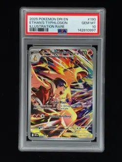 Ethan's Typhlosion 190 Pokemon Destined Rivals PSA 10 🔥🔥🔥 - Image 1
