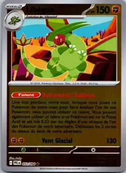 Carte Pokemon Libegon 053/094 Reverse 2025 - Image 1