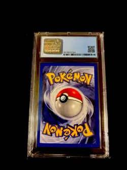 Pokemon cgc misty gyarados First Edition Halo Graded 9 - Image 2
