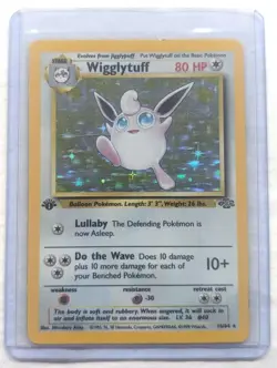 Pokemon Wigglytuff 16/64 Jungle Holo Rare 1st Edition - Image 1
