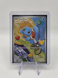 First Partner Illustration Squirtle Promo Full Art Holo 037 Pokemon TCG - Image 3