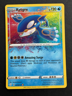 Pokemon TCG Kyogre Shining Fates 021/072 Holo Amazing Rare NM - Image 1