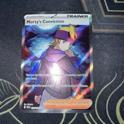 Morty's Conviction - 201/162 Ultra Rare Pokemon TCG SV05: Temporal Forces NM - Image 1