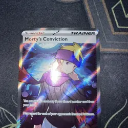 Morty's Conviction - 201/162 Ultra Rare Pokemon TCG SV05: Temporal Forces NM - Image 2