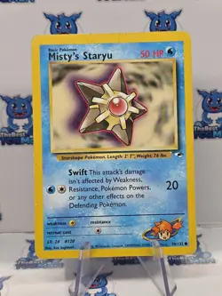Pokemon Misty's Staryu Gym Heroes 90/132 MP - Image 1