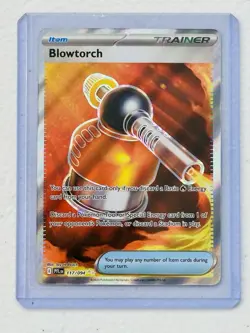 Blowtorch 117/094 Me02: Phantasmal Flames Holo Near Mint Pokemon TCG - Image 1