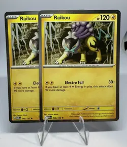 Pokemon TCG Mega Evolutions Raikou #48/132 Cosmos Holo Rare NM Condition (2) - Image 1