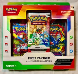 Pokemon TCG First Partner Illustration Collection Series 1 NEW SEALED - Image 1
