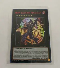 Yu-Gi-Oh! Legendary Duelists Season 3 Ebon Illusion Magician Red Text - Image 1