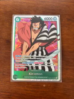 One Piece TCG: Kin'emon OP01-040 Foil Pre Eratta - Image 1