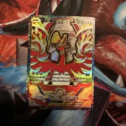 Pokemon POCKET Ho-Oh EX Ultra Doujin Holo Kawaii Full Art Card SIR IR AR ALT NM - Image 2