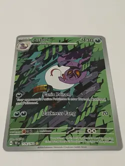Pokemon TCG Arbok 176/162 Temporal Forces Illustration Rare Card NM - Image 4