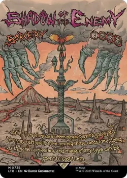 MTG English Shadow of the Enemy (Borderless Poster) NM Normal - Image 1