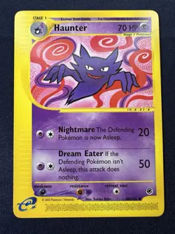 Pokemon TCG HAUNTER Expedition Base Set Unlimited 80/165 Rare Card 2002 NM - Image 1