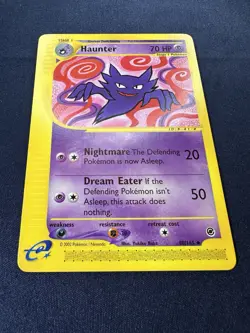 Pokemon TCG HAUNTER Expedition Base Set Unlimited 80/165 Rare Card 2002 NM - Image 3