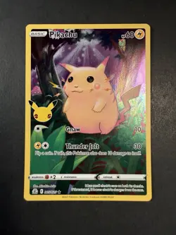 Pokemon Pikachu TCG 05/25 Celebrations 25th Anniversary Card - Image 1
