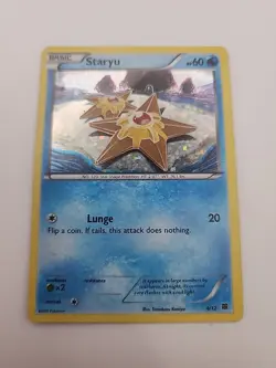 Staryu 4/12 Holo Promo McDonald's Promos 2015 Pokemon Card DMG - Image 1