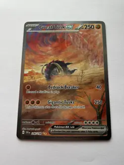 Pokemon TCG Card Great Tusk ex 246/198 SV01: Scarlet & Violet Base Set Holo NM - Image 1