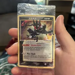 Pokemon Greninja Gold Star SWSH144 Promo Sealed Celebrations Pack Sealed Card - Image 1