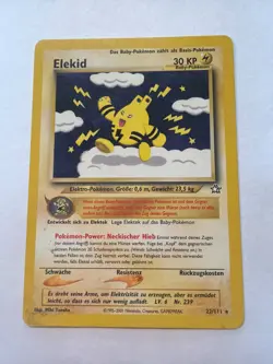 Elekid 22/111 Neo Genesis German Pokemon Card - Image 1