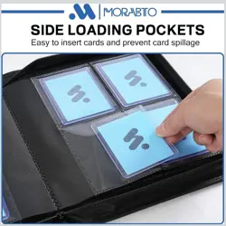 Mew Hand Painted Pokemon TCG Card Top Loader Binder 128 Capacity New - Image 5