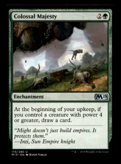 Colossal Majesty LP Light Play Core Set 2019 MTG [7687] - Image 1
