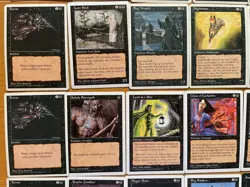 Magic The Gathering Lot of 45 Black cards mostly 4th & 5th Edition VG+ MTG WOTC - Image 5