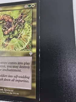 Wizards Aura Shards Invasion Enchantment Green White Uncommon 233/350 Ron Spenc… - Image 2