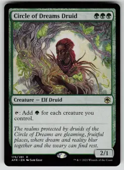 Circle of Dreams Druid Normal R Adventures in the Forgotten Realms 176 NM - Image 1