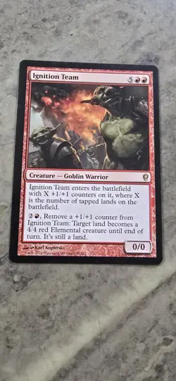 Ignition Team Conspiracy Regular Creature Goblin Warrior Rare MTG NM - Image 1