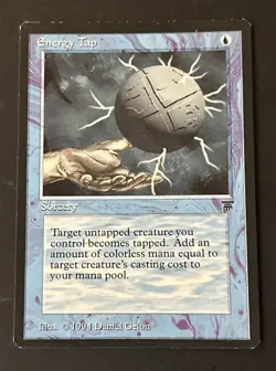 Energy Tap MTG x1 Legends Great Condition see pics front / back - Image 1