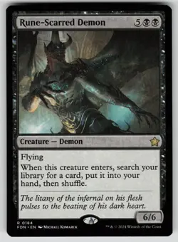 Rune-Scarred Demon Normal R Foundations 184 NM - Image 1