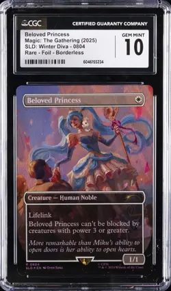 2025 MAGIC: THE GATHERING - SLD: WINTER DIVA BELOVED PRINCESS CGC 10 GEM MINT - Image 1