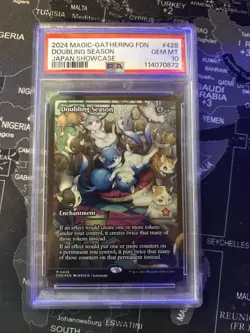 Doubling Season Showcase M Foil #428 FDN Foundations PSA 10 - Image 1