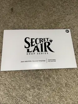 Magic the Gathering Secret Lair Just Add Milk Second Helpings Foil New in Box - Image 1