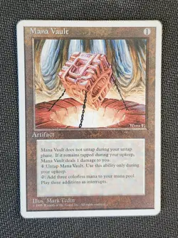 Mana Vault MTG Core Set 4th Edition, Lightly Played - Image 1