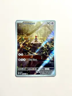 Pokemon Card - Sandygast Paldea Evolved 214/193 Illustration Rare Full Art Holo - Image 1