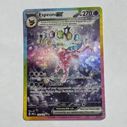 Pokemon ESPEON EX 155/131 Prismatic Evolutions Special Illustration Rare - Image 1