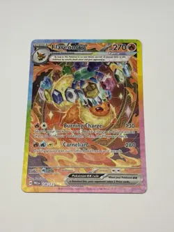 Pokemon TCG Flareon EX Prismatic Evolutions Card 146/131 Sir Illustration Rare - Image 1