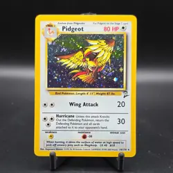 Rare Pokemon TCG Pidgeot Base Set 2 14/130 Holo Unlimited Holo Rare Pokemon - Image 1