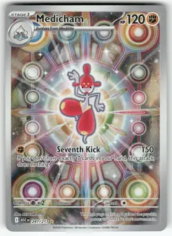 Medicham 241/217 Me: Ascended Heroes Holo Foil NM Pokemon TCG PACK FRESH - Image 1