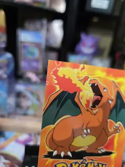 Pokemon Topps E6 Charizard And E5 Charmeleon Non Holo (Blue Label) Pair NM-LP - Image 4