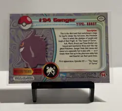 Gengar Non-Holo Topps Series 2 Ex/NM 94 Blue Label Pokemon - Image 2