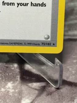 Lass - 75/102 - Pokemon Base Set Shadowless Rare Card WOTC LP/NM - Image 4