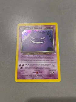 Pokemon Neo Destiny Dark Gengar Holo Card 6/105 MP Condition - Image 1