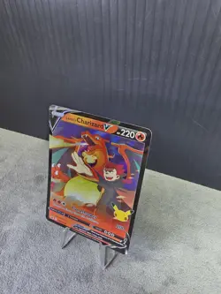 Pokemon TCG Lance's Charizard V SWSH133 Celebrations Black Star Promo LP - Image 3