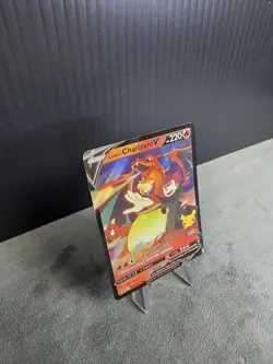 Pokemon TCG Lance's Charizard V SWSH133 Celebrations Black Star Promo LP - Image 5