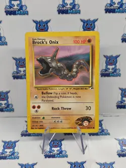 Pokemon Brock’s Onix Gym Heroes 69/132 MP - Image 1